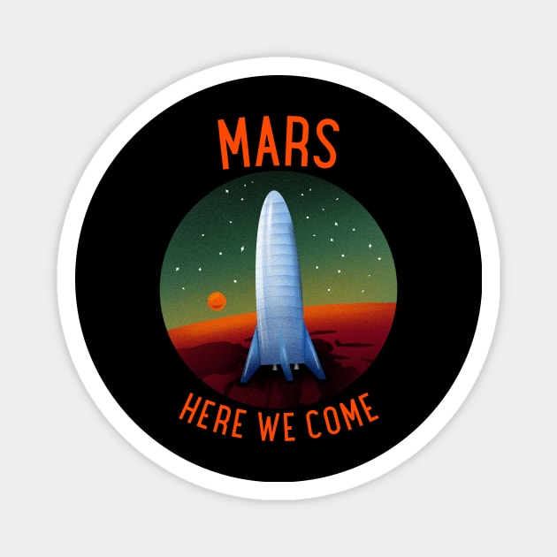 Mars Occupation Magnet by NypeDype